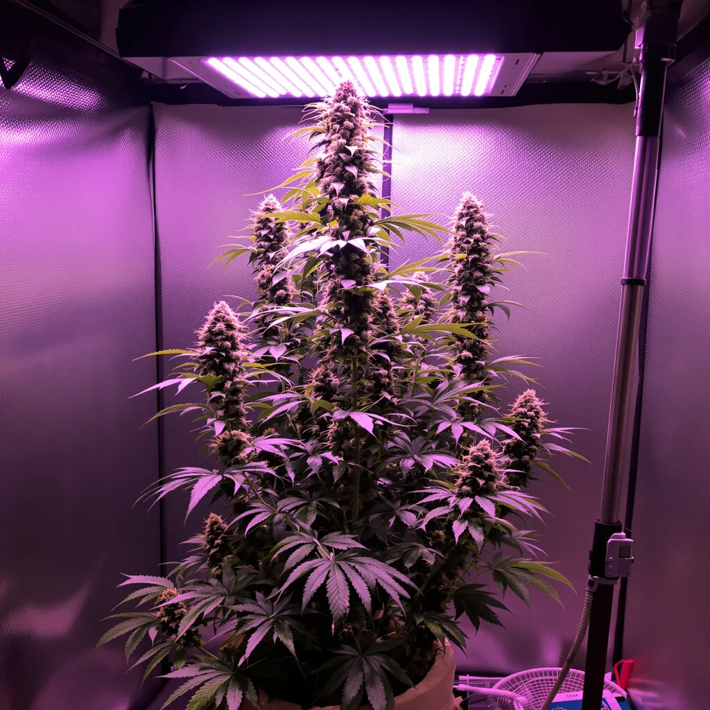 Chocolate Orange cannabis plant in flowering stage — 120–200 cm feminised