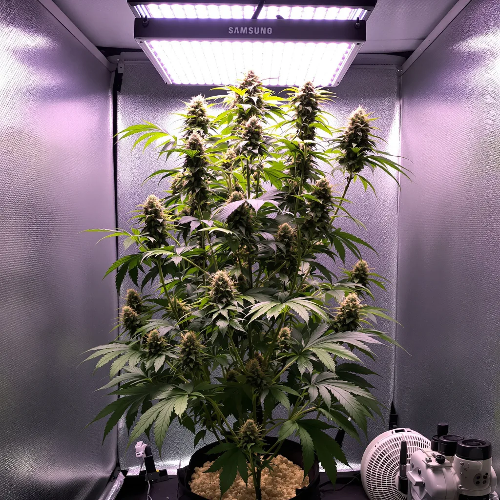 Chocolope cannabis plant in flowering stage — Tall feminised