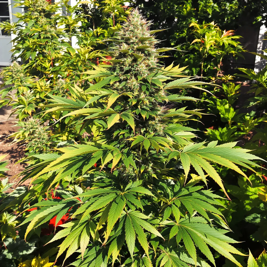 CHR Super OG 69% indica / 31% sativa flower with visible trichomes