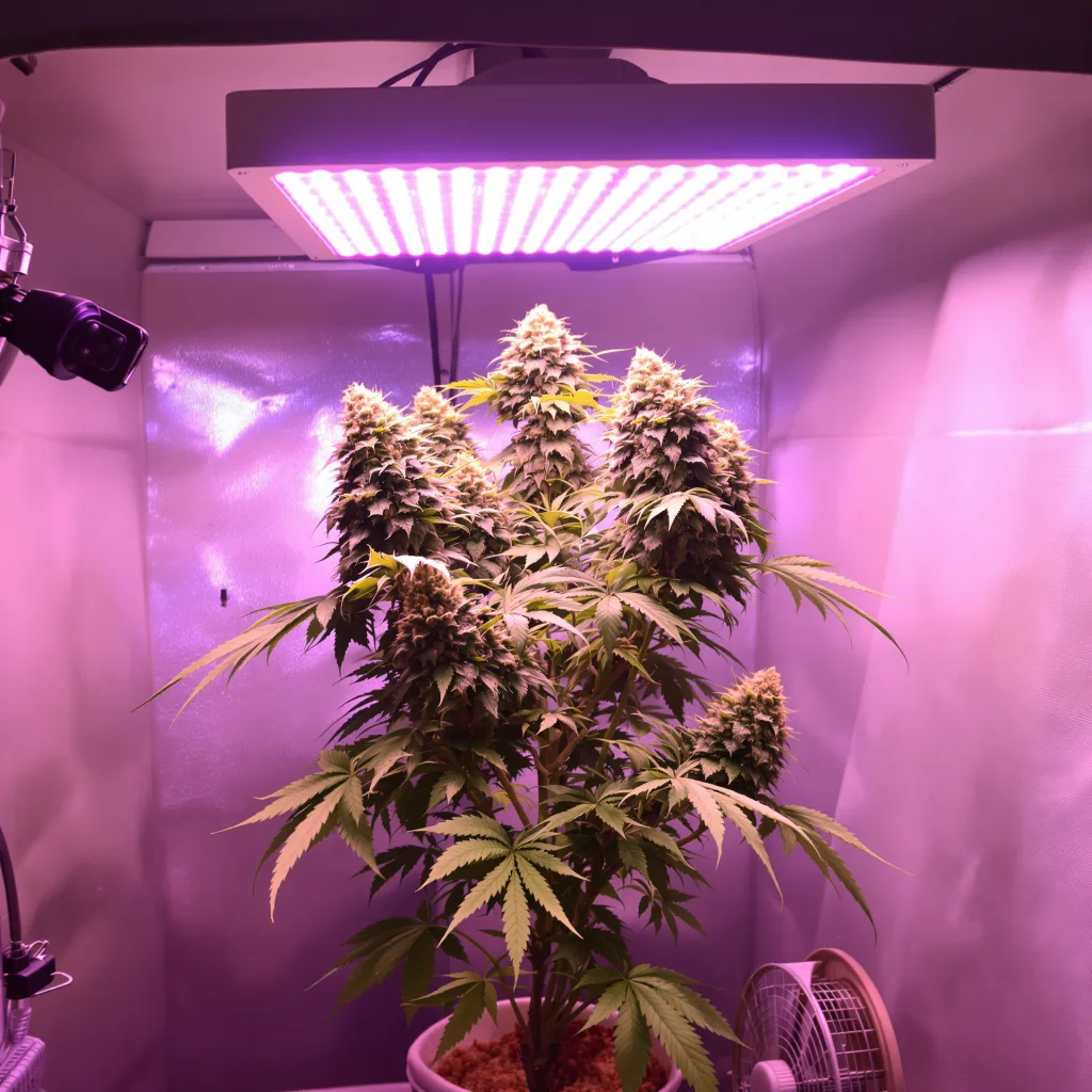 Chronic Thunder cannabis plant in flowering stage — 100 cm feminised