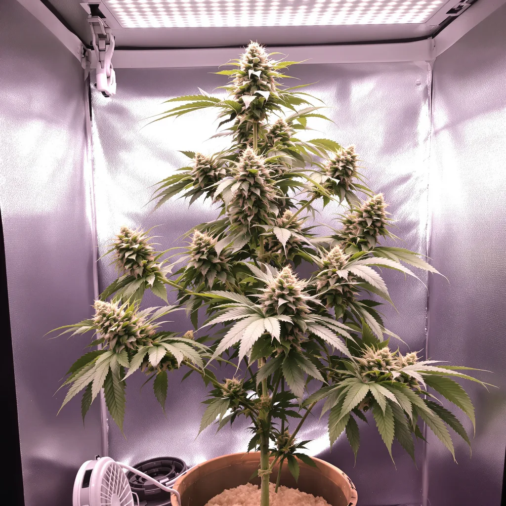 Cinex cannabis plant in flowering stage — Medium autoflower