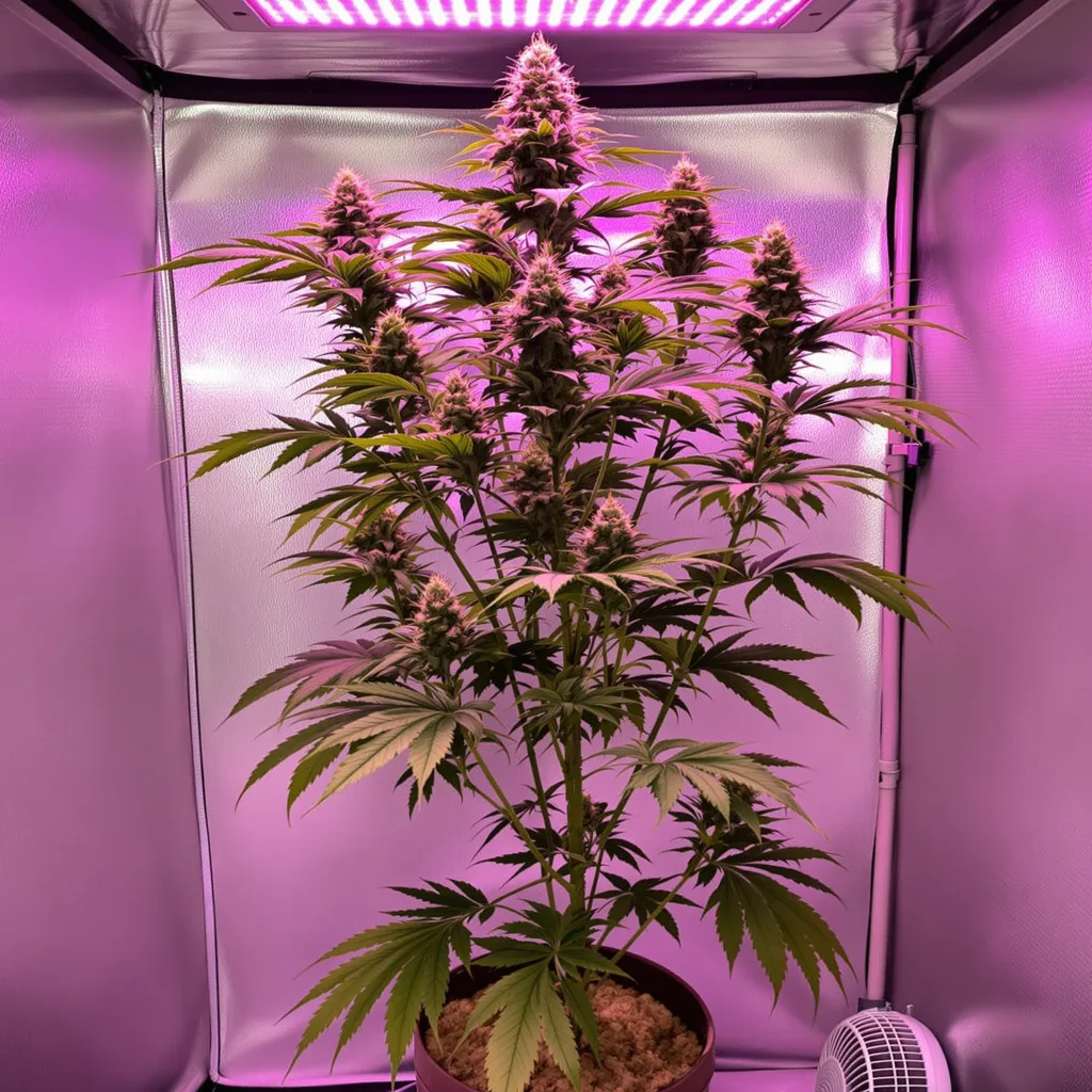 Citrus Sap cannabis plant in flowering stage — 90-120 cm. Medium feminised