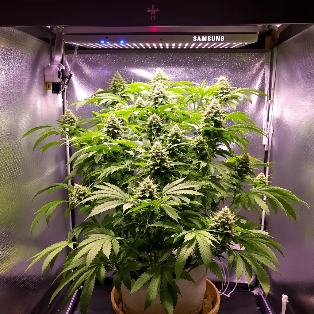 Confidential Wreck cannabis plant in flowering stage — 70–110 cm feminised