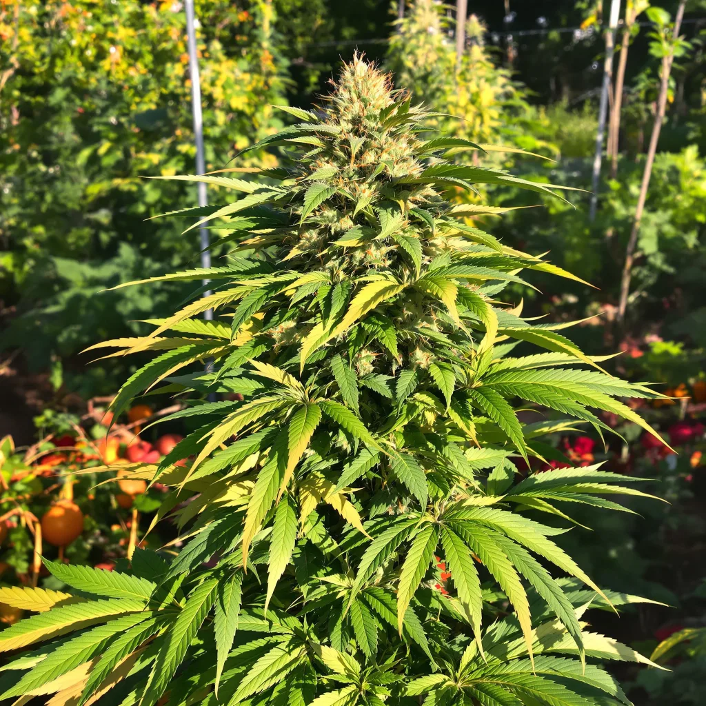 Confidential Wreck 76% indica / 24% sativa flower with visible trichomes