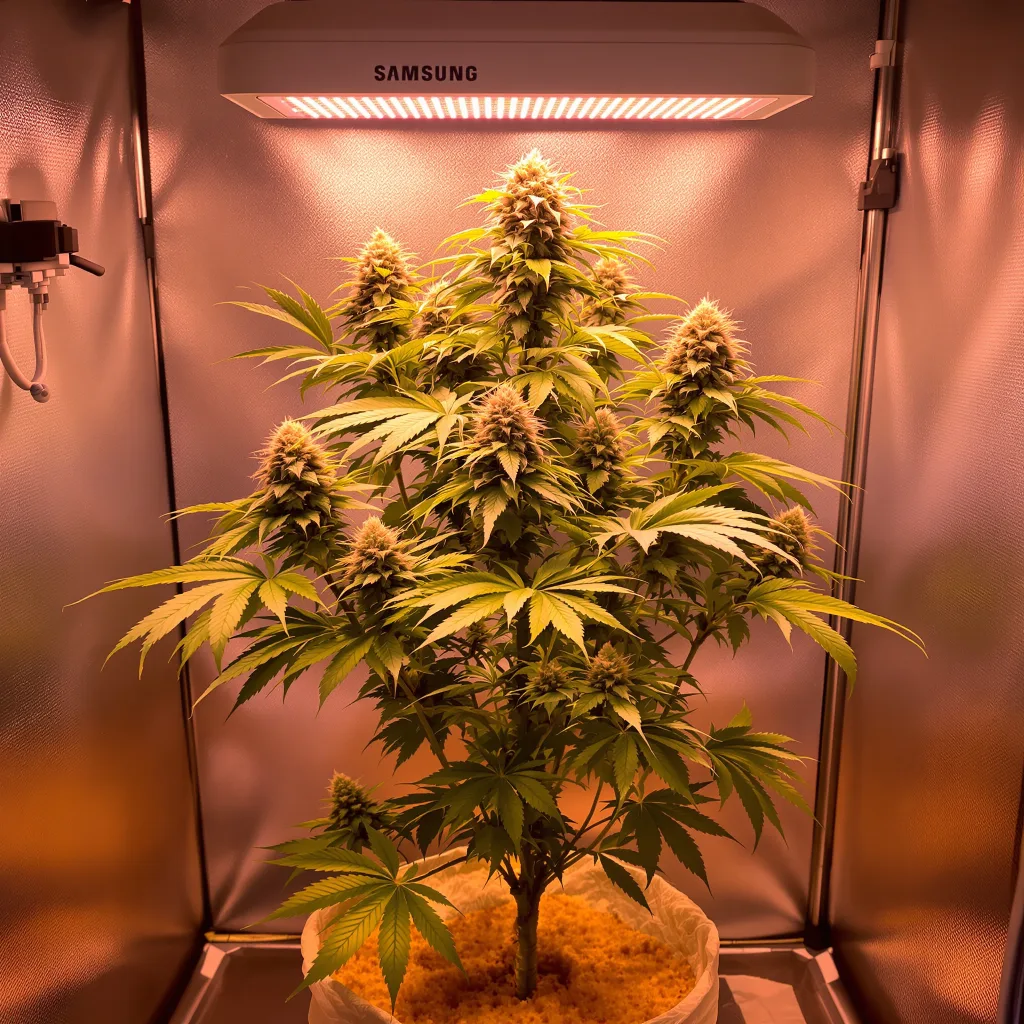 Conspiracy Kush cannabis plant in flowering stage — Medium feminised