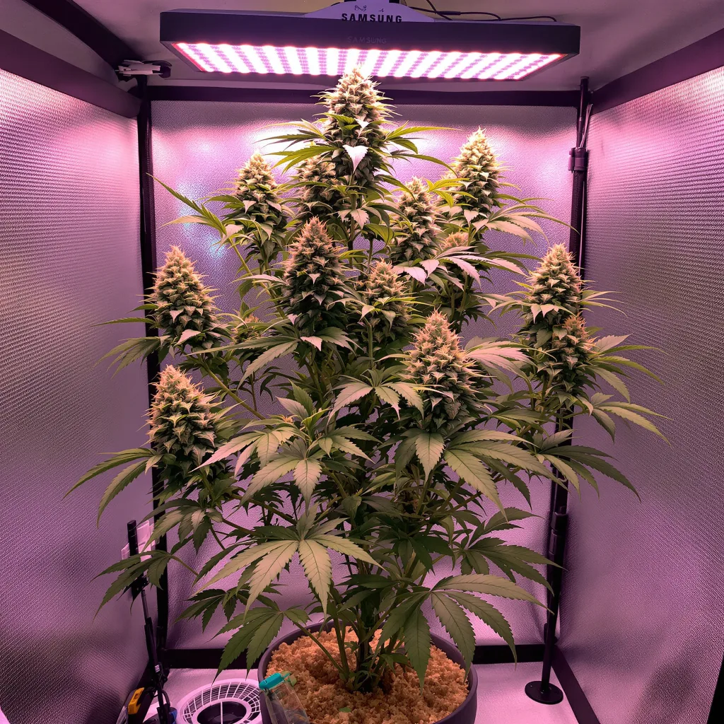 Cookies and Cream cannabis plant in flowering stage — Medium feminised