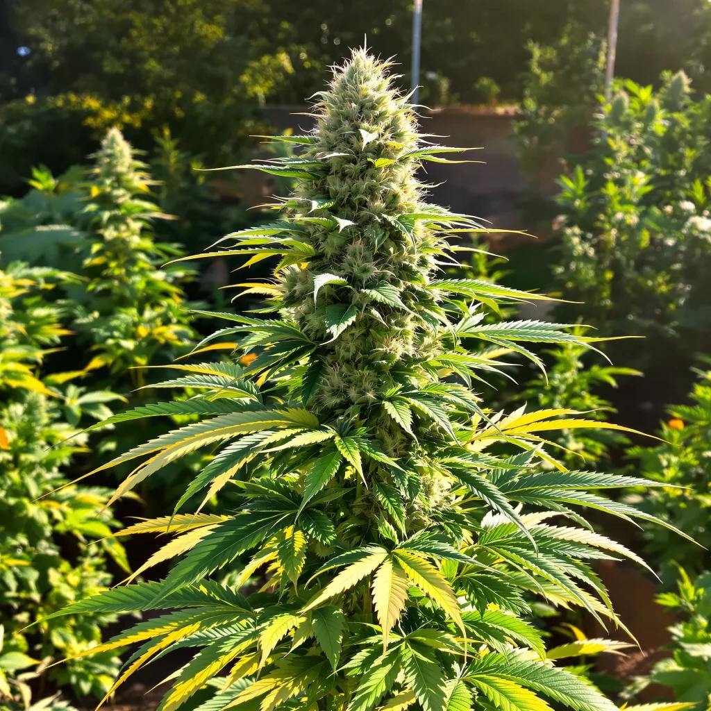 Cookies Gelato 41% indica / 59% sativa flower with visible trichomes