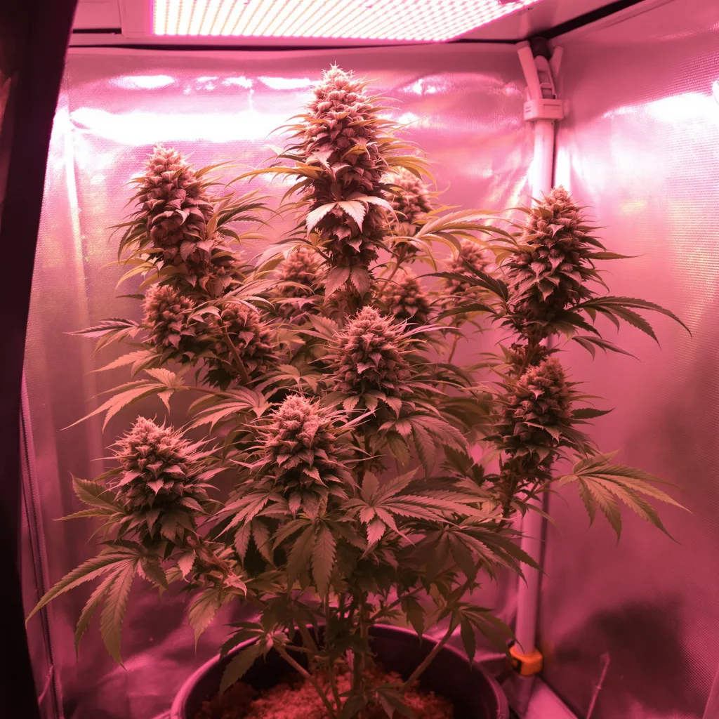 Copper Kush cannabis plant in flowering stage — Medium feminised