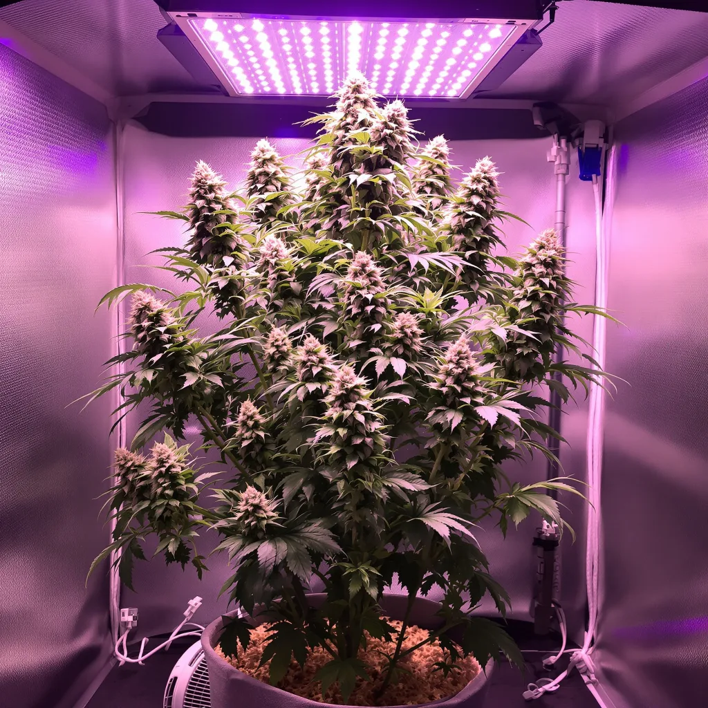 Cotton Candy Kush cannabis plant in flowering stage — Medium feminised
