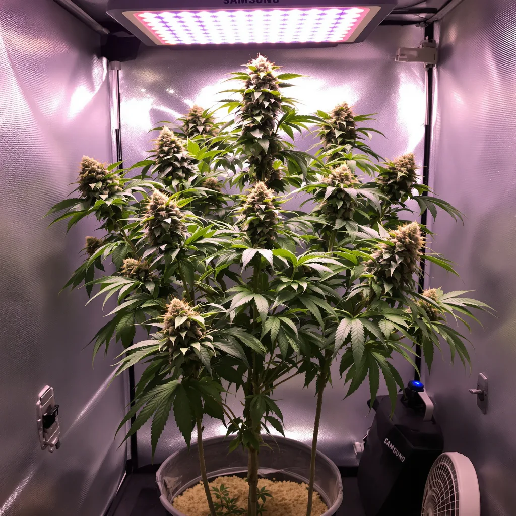Cowboy Kush cannabis plant in flowering stage — Medium (150-245 cm) feminised