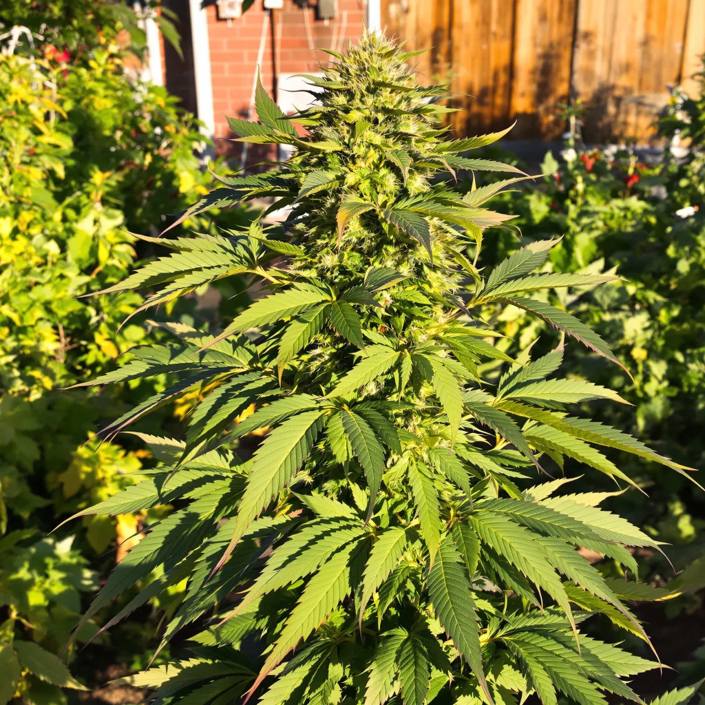 Critical Glue 89% indica / 11% sativa flower with visible trichomes