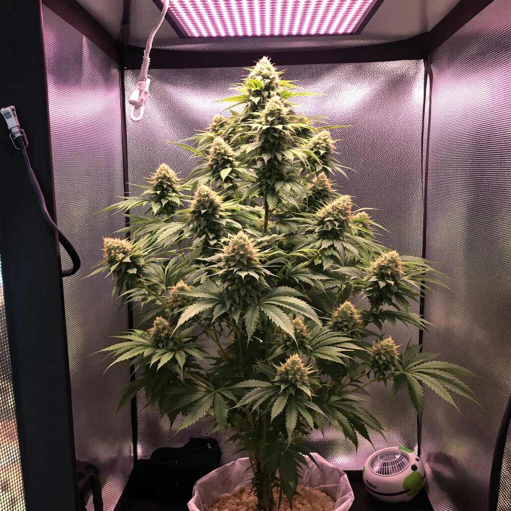 Critical Jack cannabis plant in flowering stage — Up to 140 cm autoflower