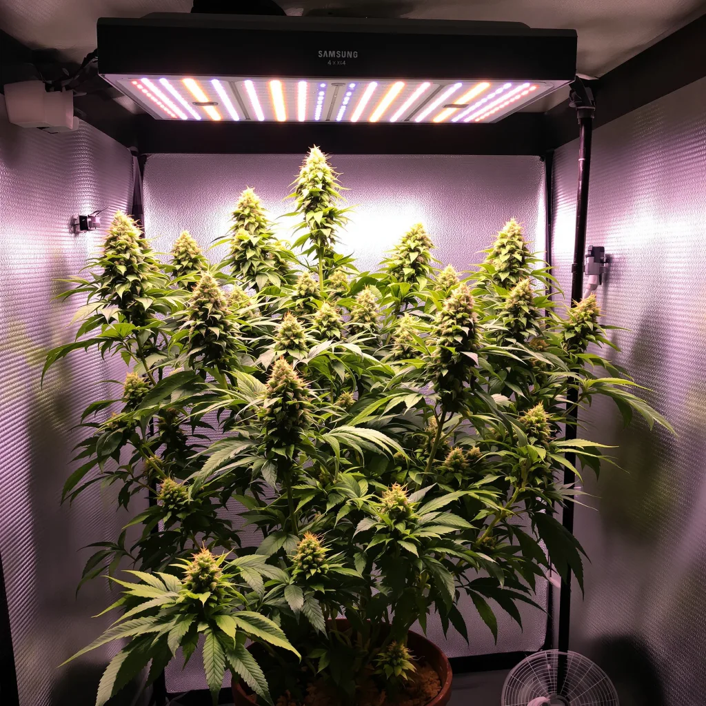 Critical Jack cannabis plant in flowering stage — Medium feminised