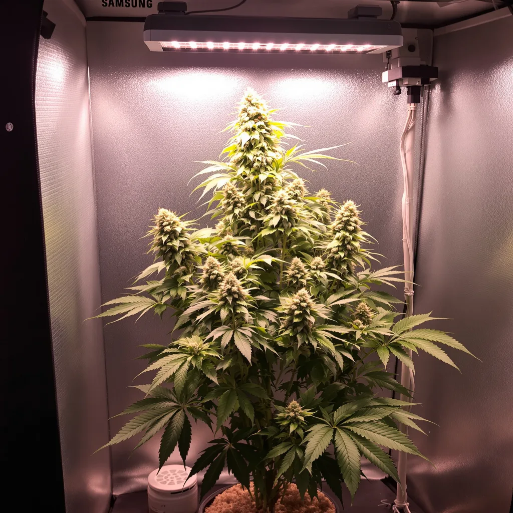 Critical Kush cannabis plant in flowering stage — 70-90 cm autoflower