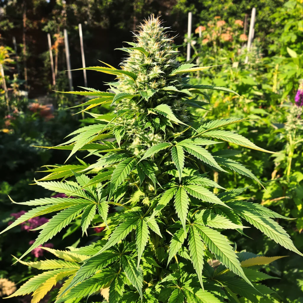 Critical Sensi Star 86% indica / 14% sativa flower with visible trichomes