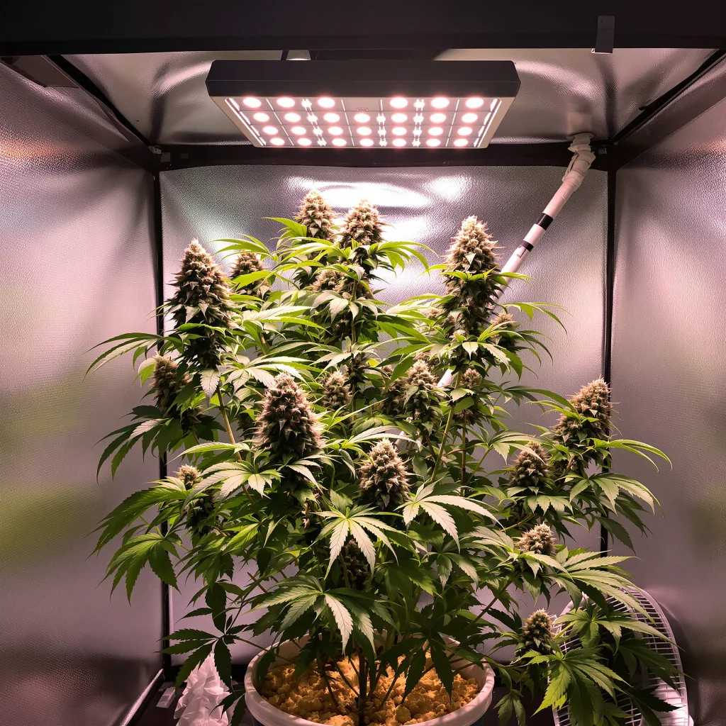 Critical Skunk cannabis plant in flowering stage — Medium feminised