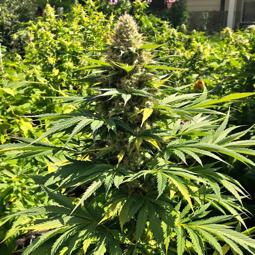 Dakini Kush 88% indica / 12% sativa flower with visible trichomes