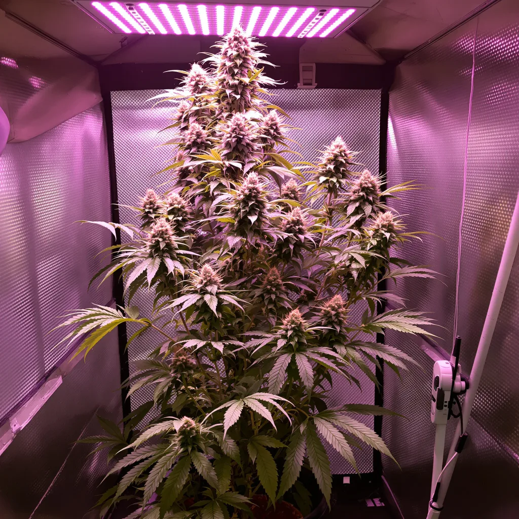 Damnesia cannabis plant in flowering stage — Medium feminised