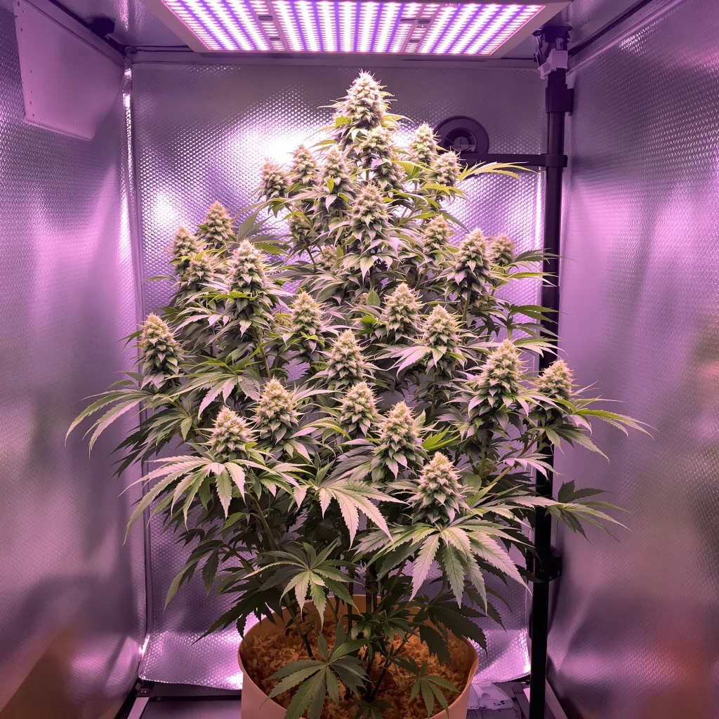 Dank Sinatra cannabis plant in flowering stage — 80–120 cm autoflower