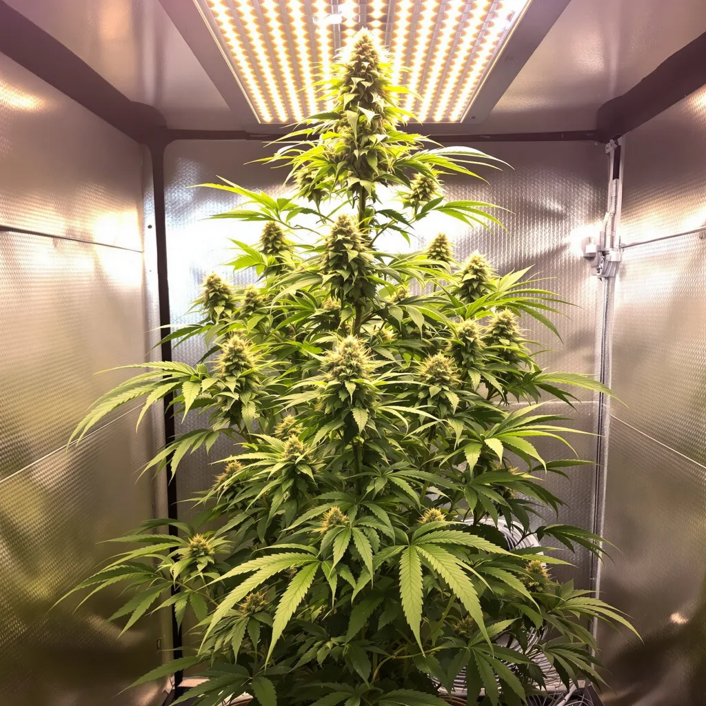 Deadly Sativas Mixpack cannabis plant in flowering stage — 120–160 cm feminised