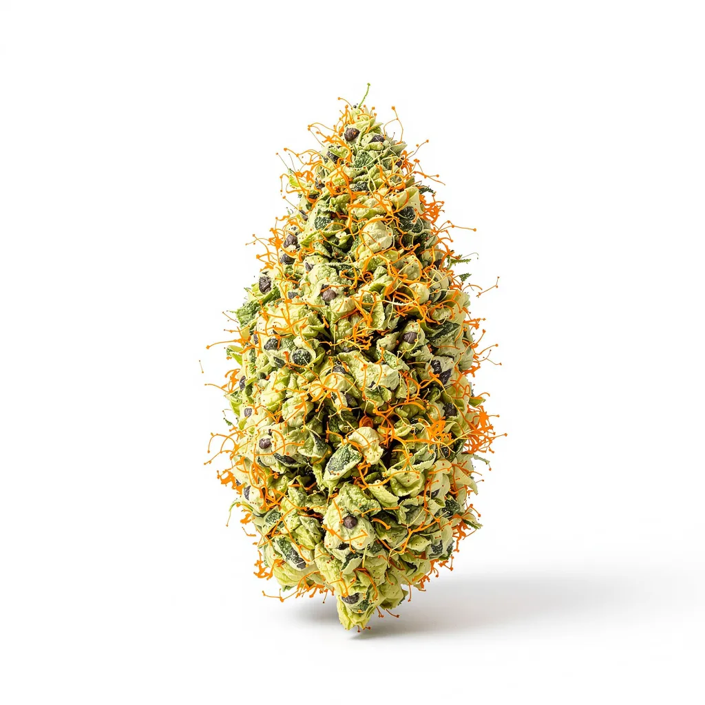 Deadly Sativas Mixpack 15% indica / 85% sativa flower with visible trichomes