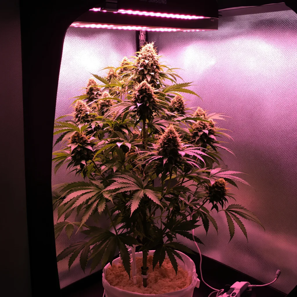 Deadwood cannabis plant in flowering stage — 90-120 cm. Medium autoflower