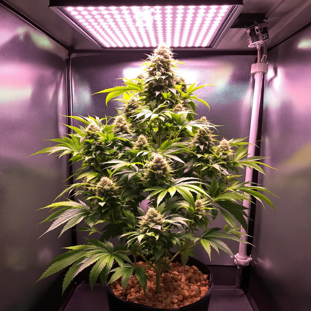 Deep Chunk cannabis plant in flowering stage — Short feminised