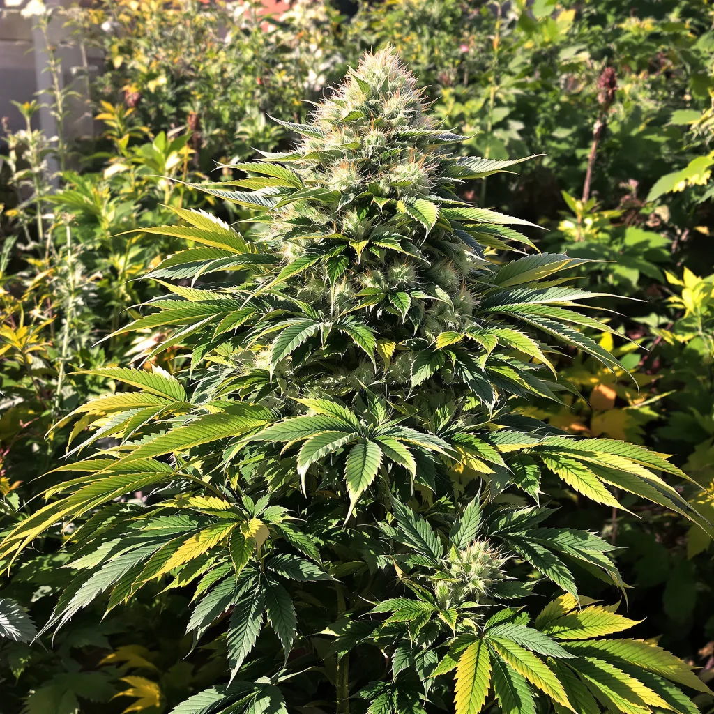 Deep Purple 78% indica / 22% sativa flower with visible trichomes