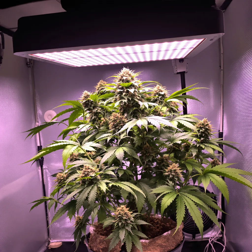 Denver Maple cannabis plant in flowering stage — 90-120 cm. Medium feminised