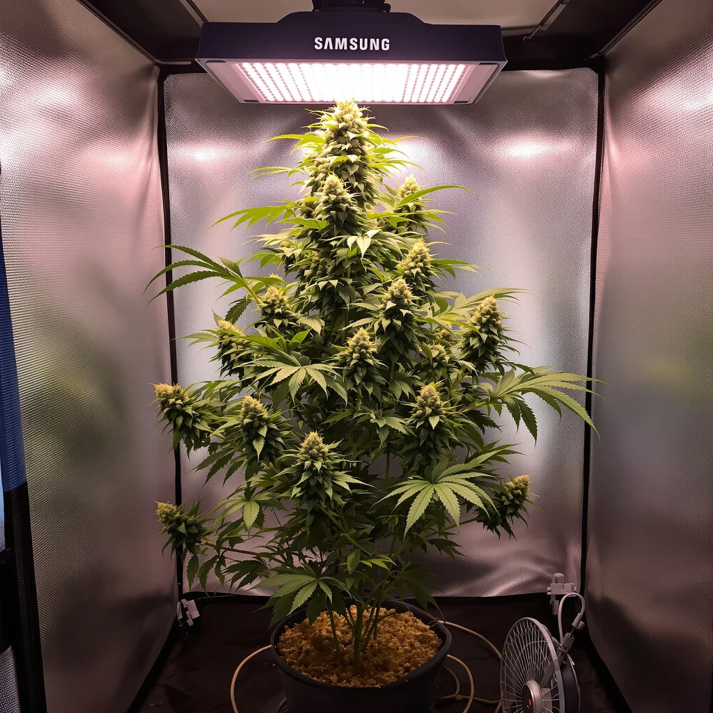 Diablo cannabis plant in flowering stage — Medium (150-245 cm) feminised