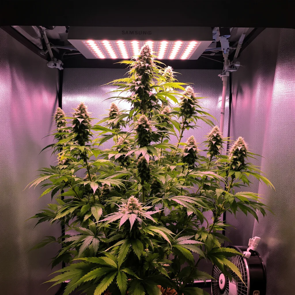 Diesel cannabis plant in flowering stage — Medium feminised