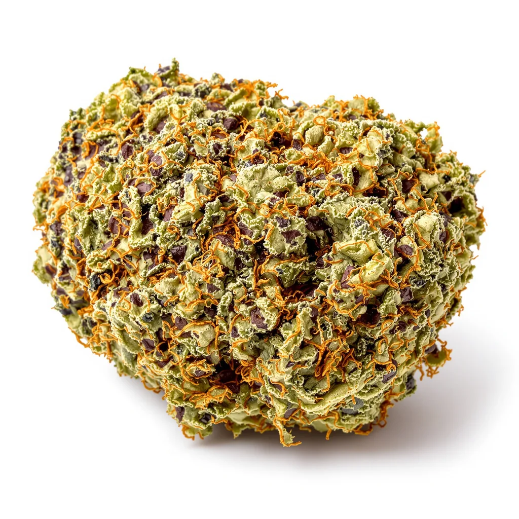 Dream Berry 78% indica / 22% sativa flower with visible trichomes