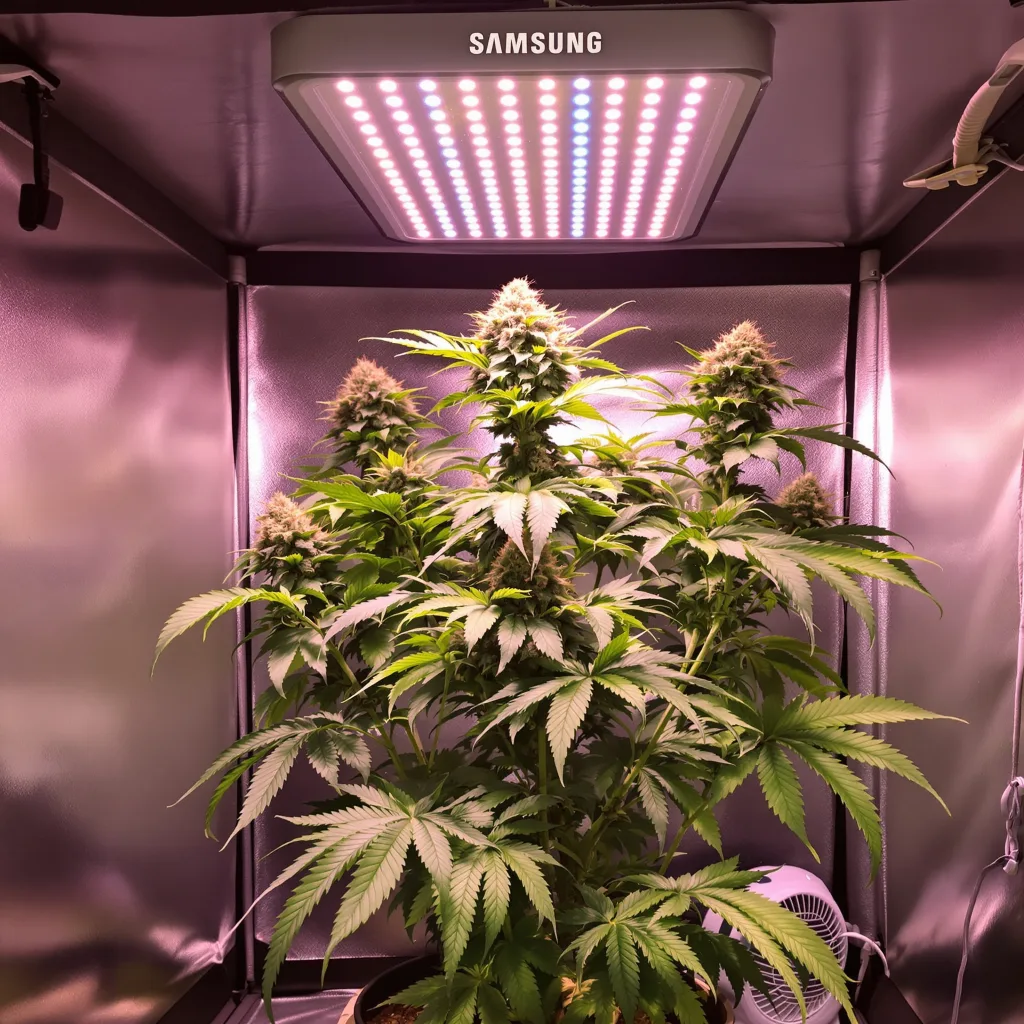 Dream Police cannabis plant in flowering stage — 1 metre feminised