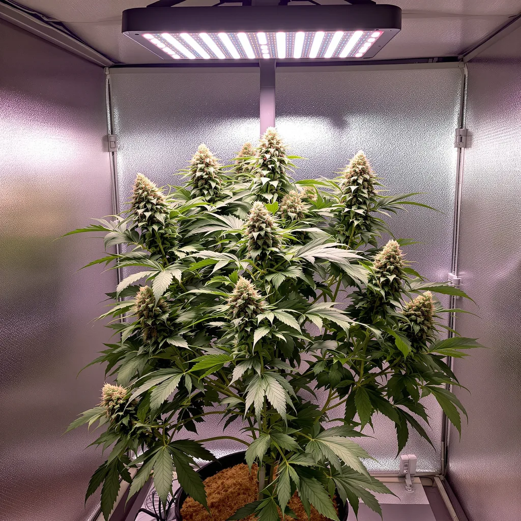 Dream Queen cannabis plant in flowering stage — Medium (150-245 cm) feminised