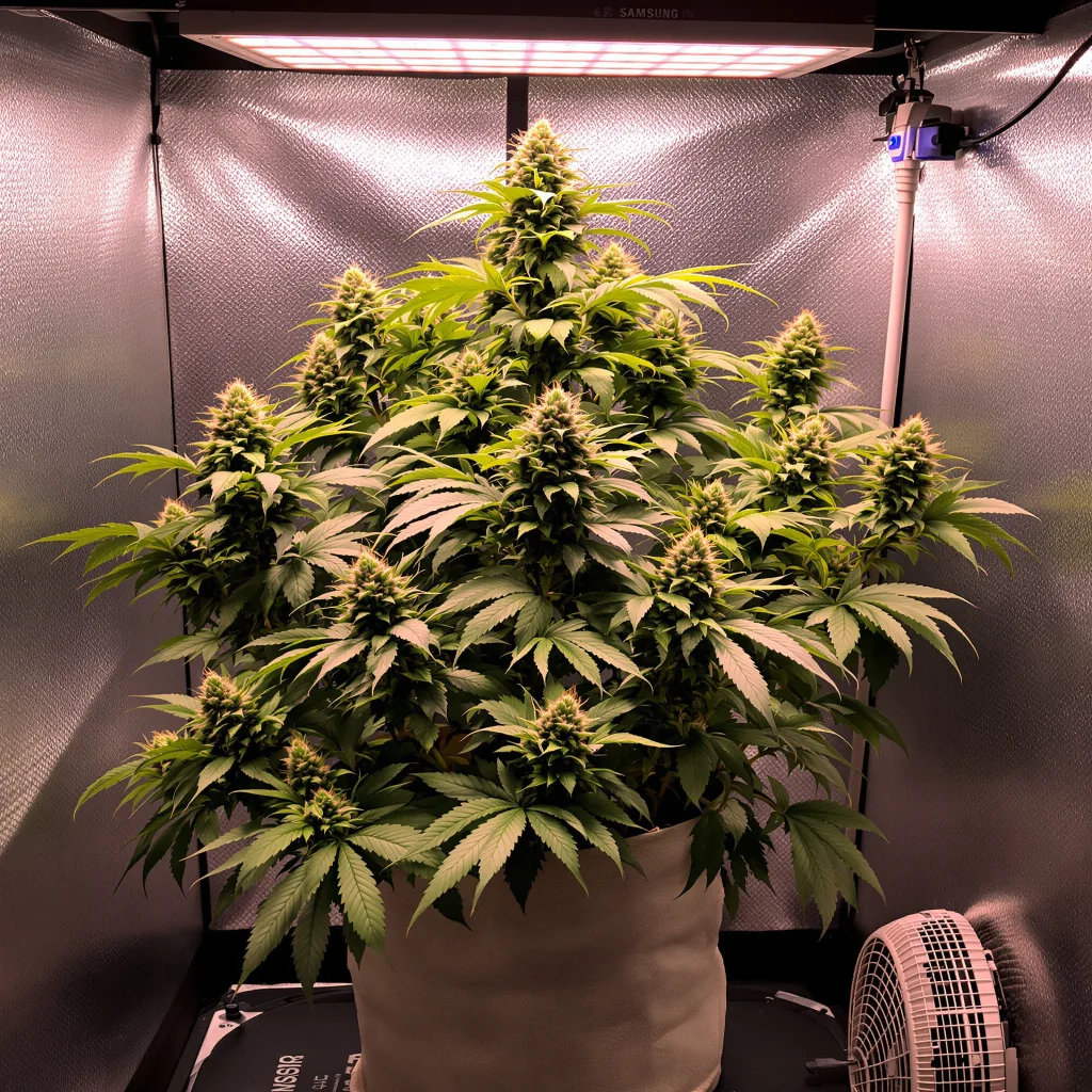 Early Girl cannabis plant in flowering stage — Medium feminised
