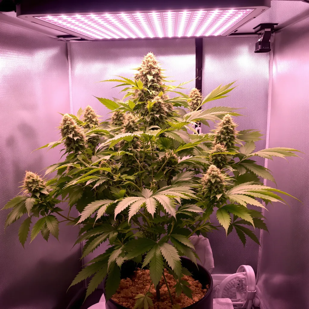 Endless Sky cannabis plant in flowering stage — 90-120 cm. Medium feminised