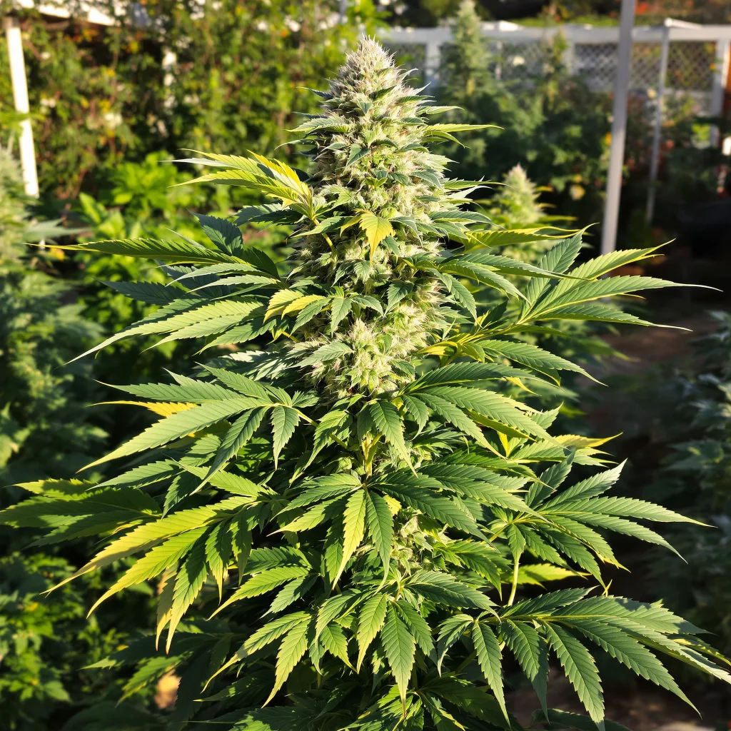Enemy of the State 85% indica / 15% sativa flower with visible trichomes