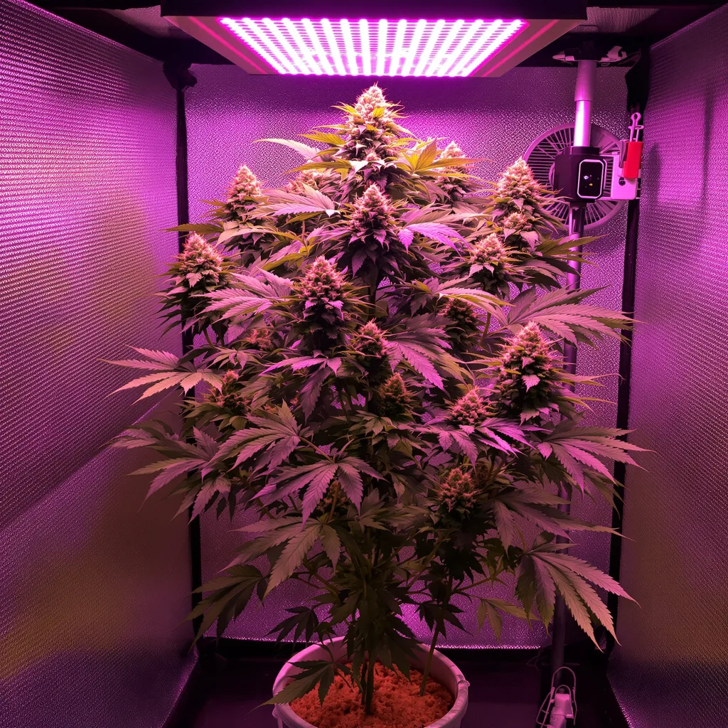 Euphoria Cookies cannabis plant in flowering stage — 90-120 cm. Medium autoflower