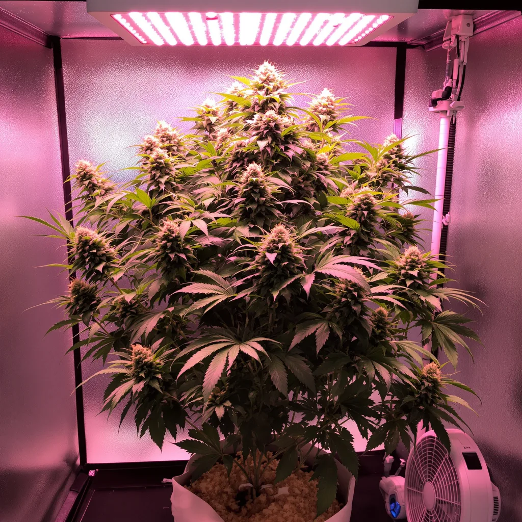 Extreme OG cannabis plant in flowering stage — Short feminised