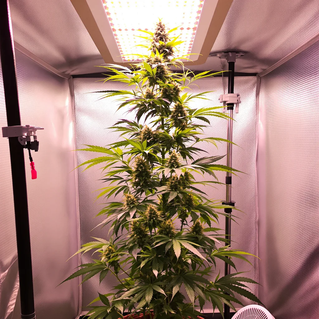 Flying Princess cannabis plant in flowering stage — 190–230 cm feminised