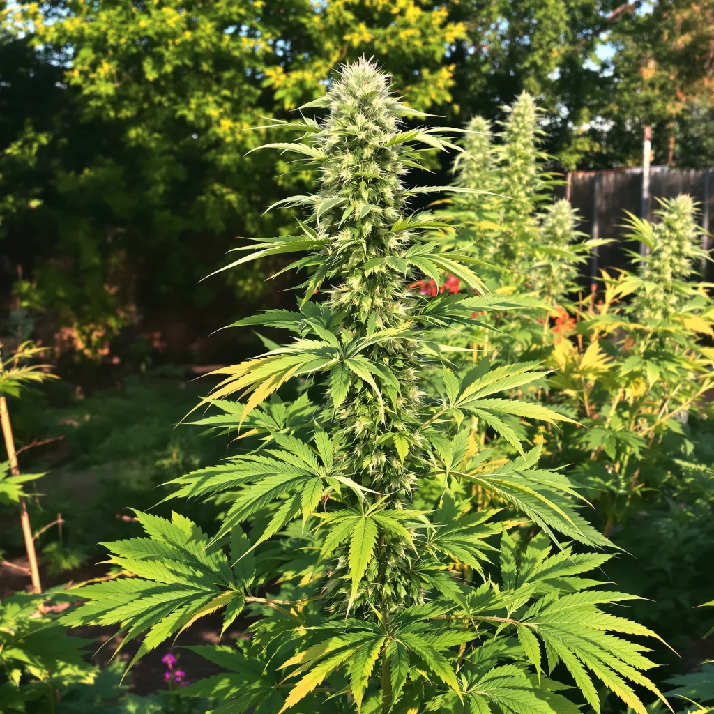 Fortune Cookies 25% indica / 75% sativa flower with visible trichomes