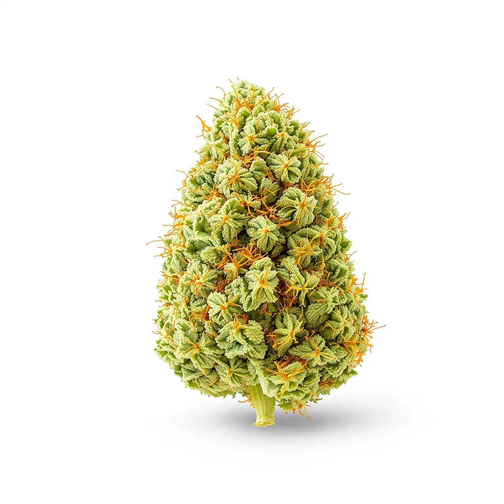 Fortune Cookies 25% indica / 75% sativa flower with visible trichomes