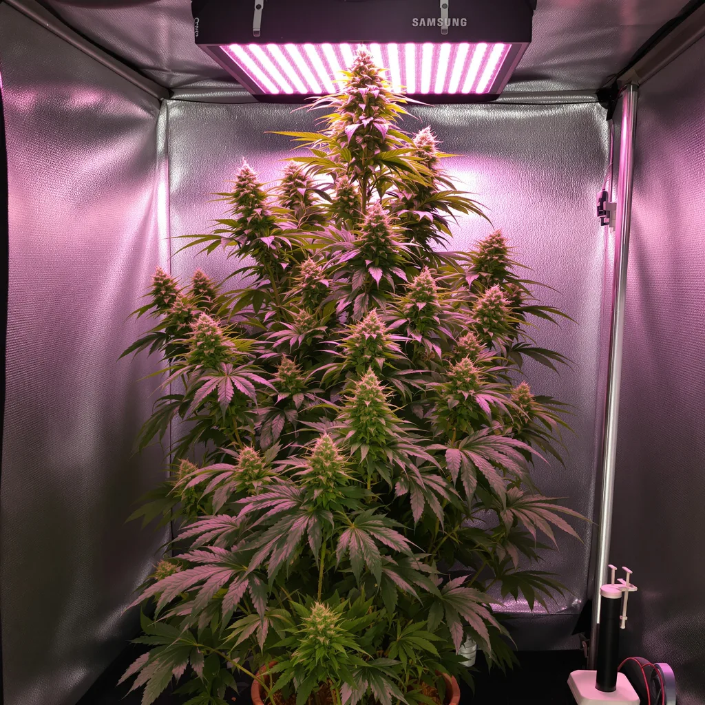 Galactic Jack cannabis plant in flowering stage — Tall feminised