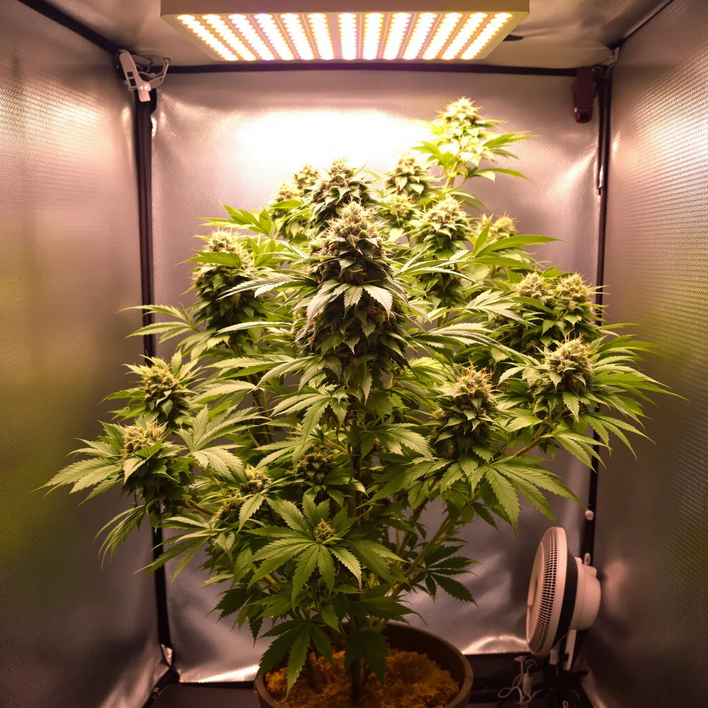 Gator Breath cannabis plant in flowering stage — Medium (150-245 cm) feminised