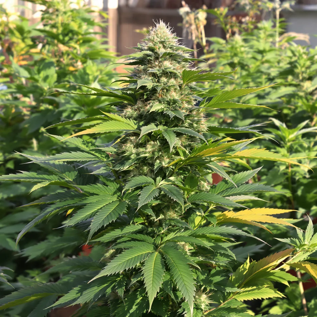 Ghost OG 60% indica / 40% sativa flower with visible trichomes