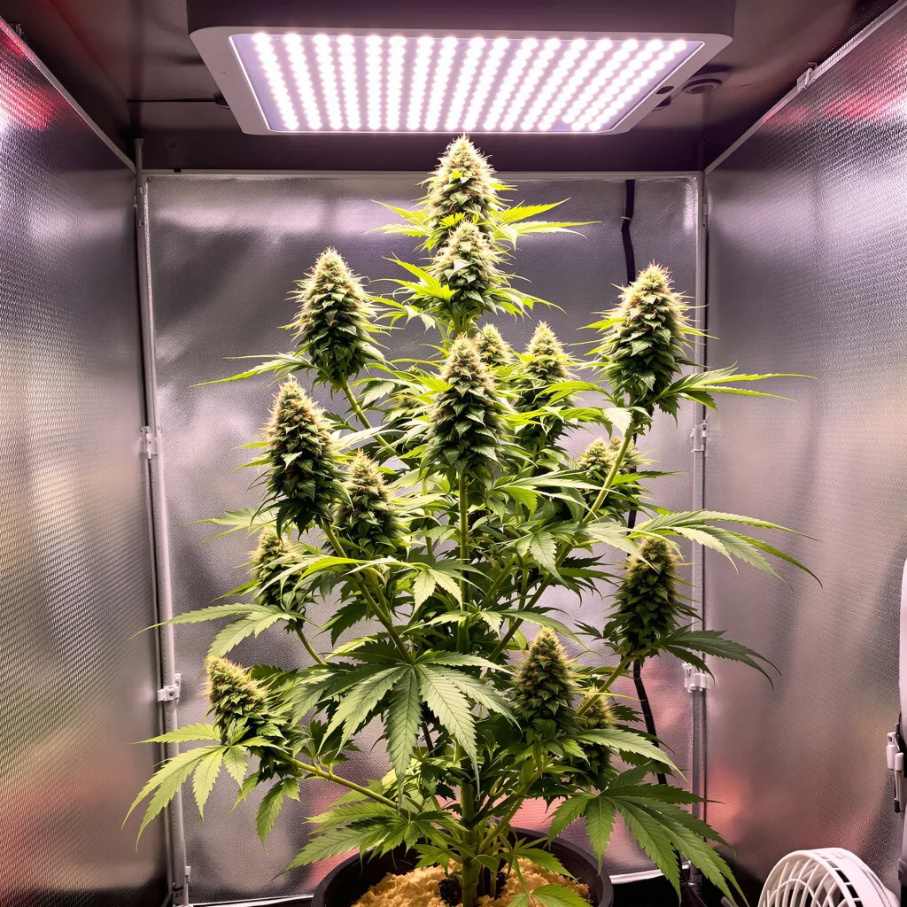 Go Time cannabis plant in flowering stage — Medium feminised