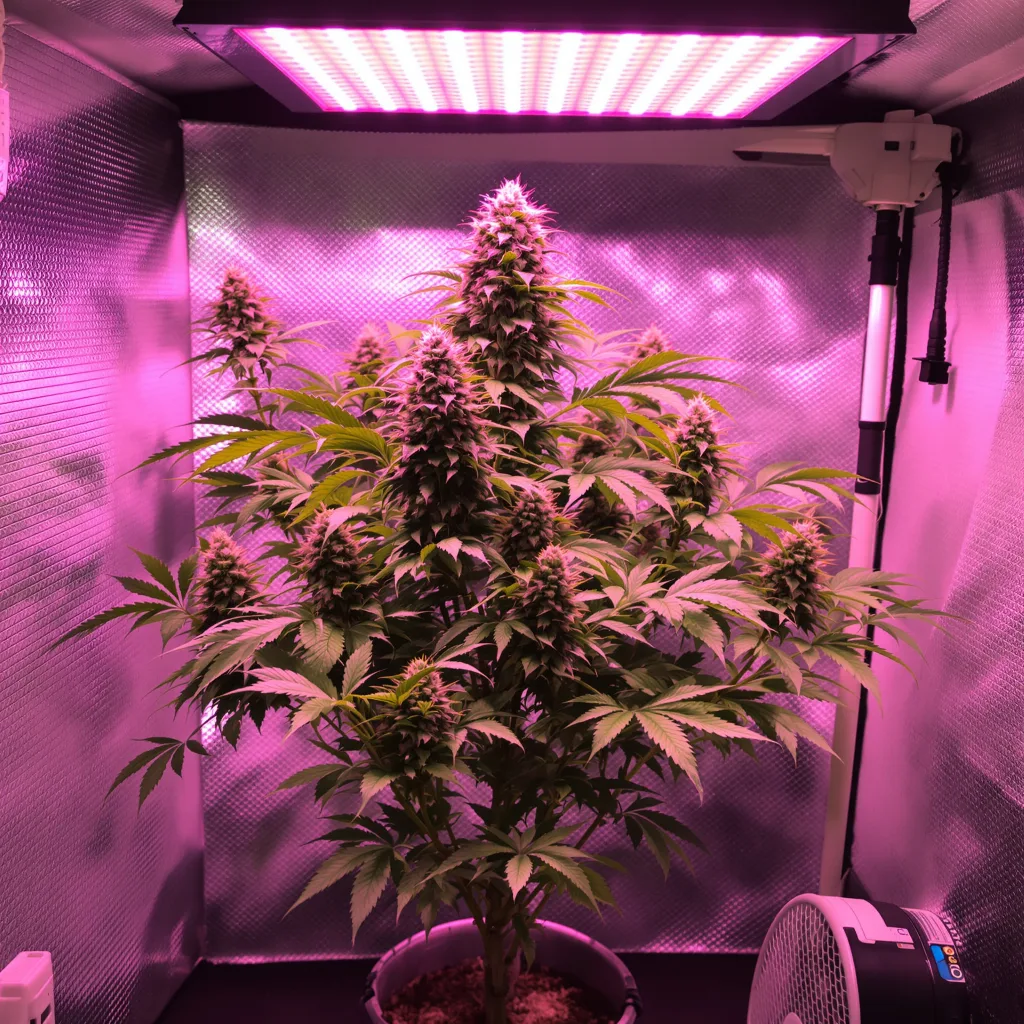 Goatlato cannabis plant in flowering stage — 70-120 cm autoflower
