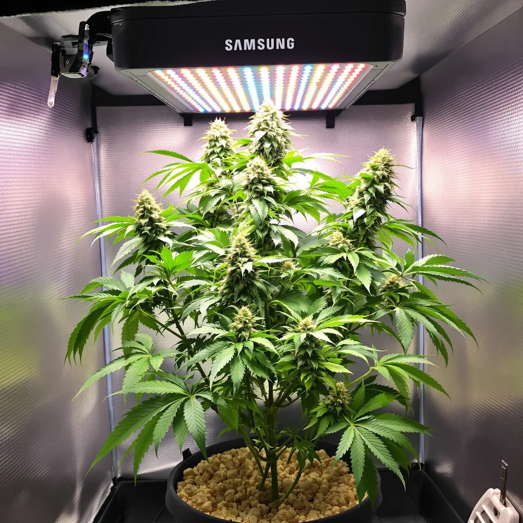 Goo cannabis plant in flowering stage — Medium feminised