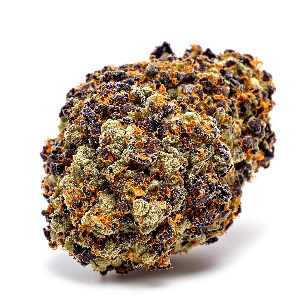 Gorilla Cookies 88% indica / 12% sativa flower with visible trichomes