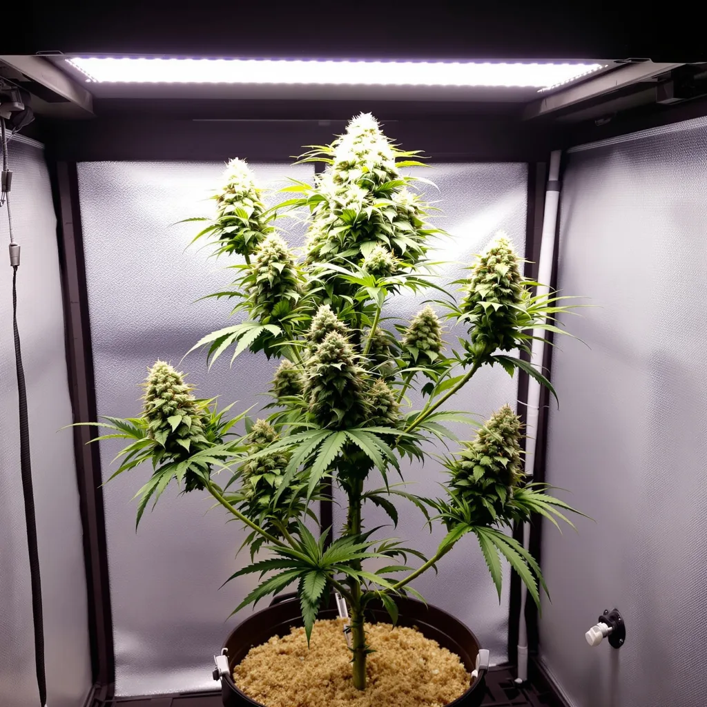 Gorilla Glue cannabis plant in flowering stage — Tall feminised